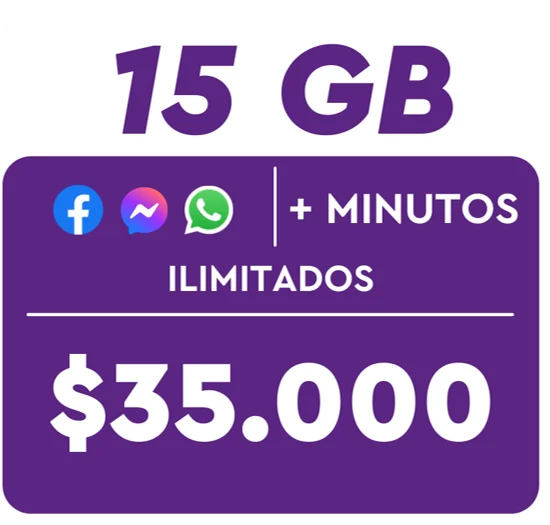 plan wom 15 gigas minutos ilimitados